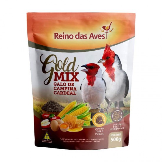 GALO DE CAMPINA E CARDEAL PREMIUM 500G