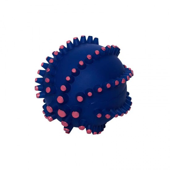 BOLA CRAVAO VINIL AZUL 9CM (HOME PET)