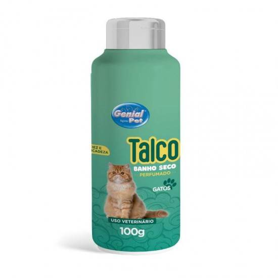 TALCO BANHO SECO GATOS 100G