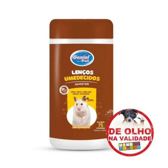 LENCO UMEDECIDO HAMSTER 75 UNIDADES