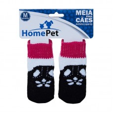 0610 - MEIA SAPATO PRETO P HOME PET