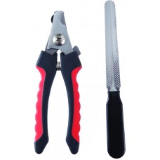 1045 - KIT CORTADOR DE UNHAS E LIXA 13CM /14CM