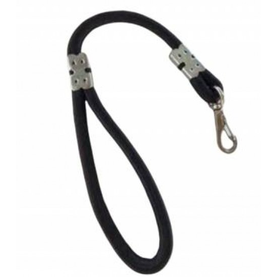 GUIA CORDA 12MM X 80CM PRETO