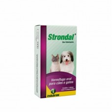 4267 - STRONDAL COMUM 4 COMPRIMIDOS (VERMIFUGO)