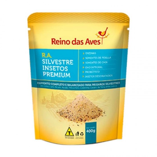 RA SILVESTRE INSETOS PREMIUM 400G