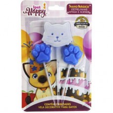 6527 - VELA IPET HAPPY CAT AZUL