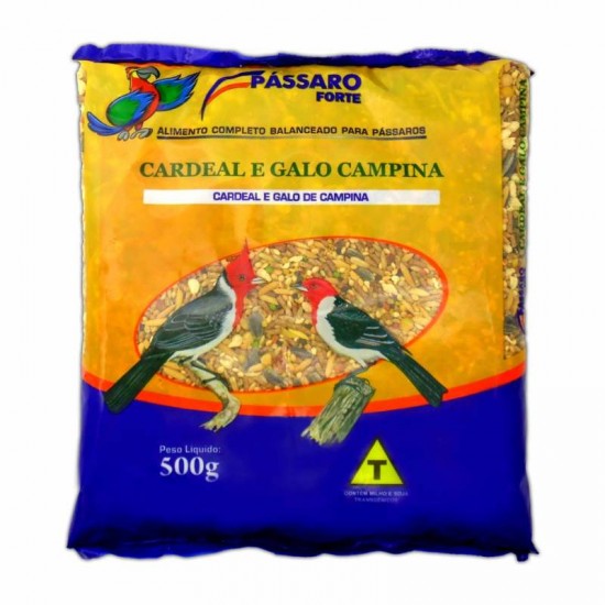 MISTURA CARDEAL E GALO DE CAMPINA 500G