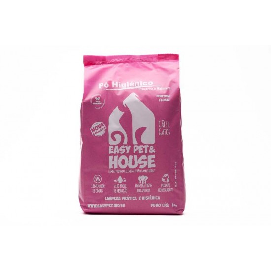 PO HIGIENICO PET E HOUSE 1KG FLORAL