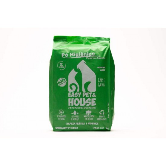 PO HIGIENICO PET E HOUSE 1KG LIMAO