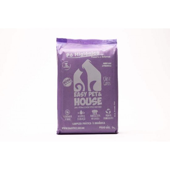 PO HIGIENICO PET E HOUSE 1KG CITRONELA