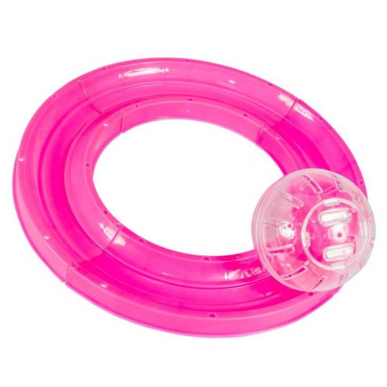 PISTA HAMSTER REDONDA 4 PARTES ROSA