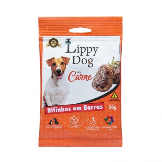 SACHE BARRA CARNE 50G (LIPPY DOG)