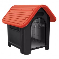 8138 - CASA DOG HOME BLACK N.4 TELHADO VERMELHA