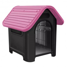 8136 - CASA DOG HOME N2 TELHADO ROSA