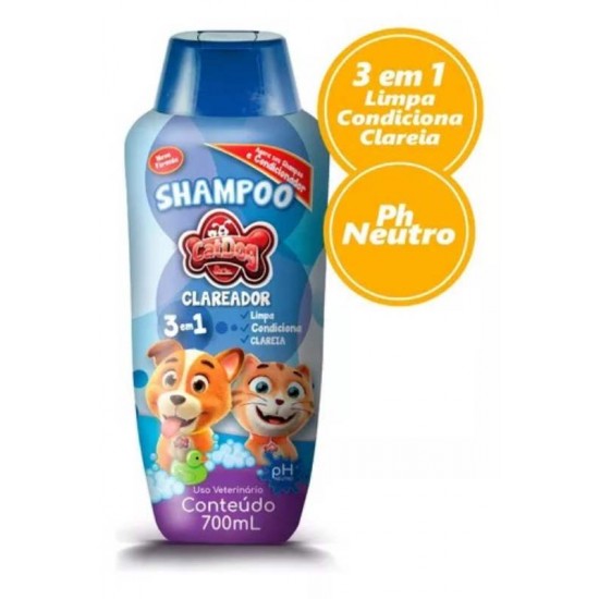 SHAMPOO CLAREADOR 700 ML (CATDOG)