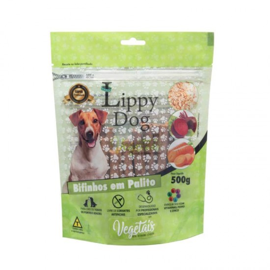 BIFINHO PALITO VEGETAIS 500G (LIPPY DOG)