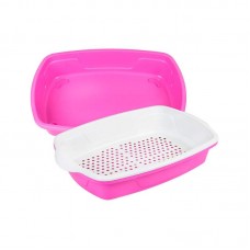 4610 - CAT CLEAN CAIXA HIGIENICA 3 PECAS ROSA (