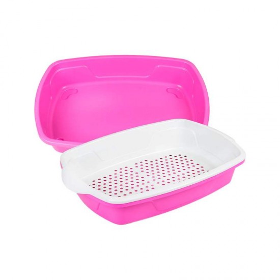 CAT CLEAN CAIXA HIGIENICA 3 PECAS ROSA (