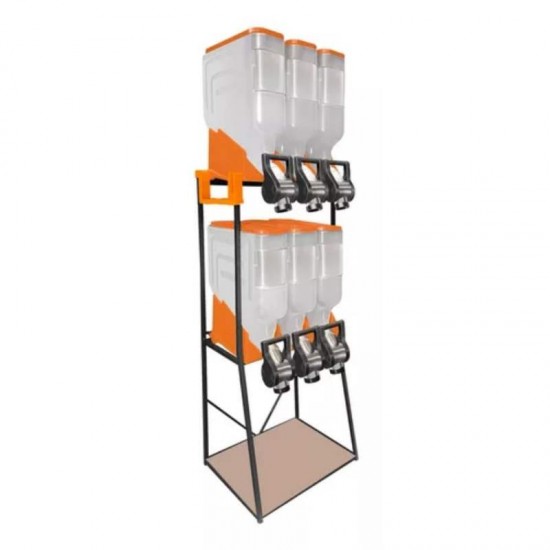 PLASTPENSER 6 MODULOS 35L LARANJA