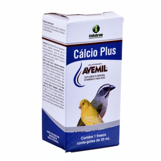 AVEMIL CALCIO PLUS 20 ML (INDUBRAS)