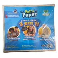 8702 - JORNAL PETS PAPER 3 EM 1  - 50UNI.