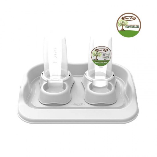 KIT FLEX GOURMET ECO 1500ML CINZA