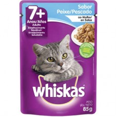 9198 - SACHE SENIOR PEIXE 85G (WHISKAS)