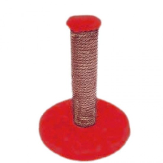 ARRANHADOR POSTE REDONDO 25CM VERMELHO