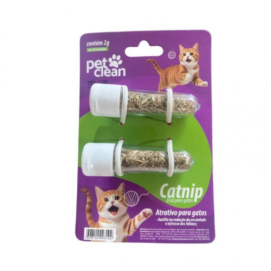 CAT NIP CARTELA 2UNI. TUBO (PET CLEAN)