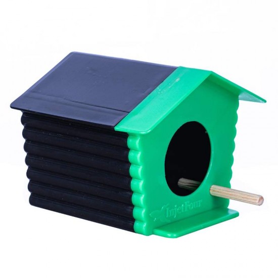 CASA PASSARO AR LIVRE PRETO/VERDE