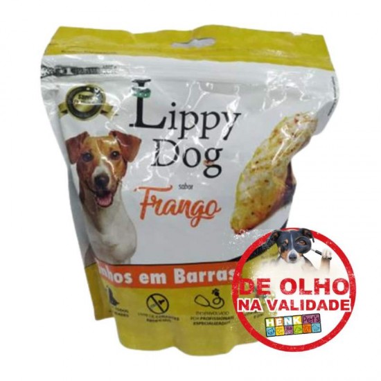 BIFINHO BARRA FRANGO 500G (LIPPY DOG)