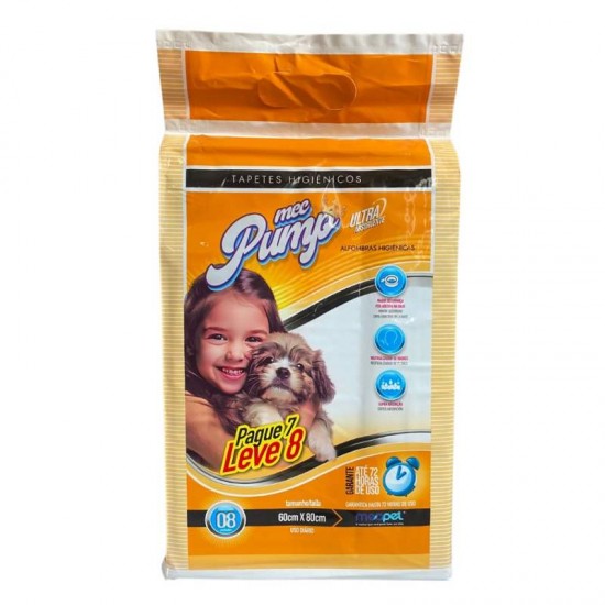 TAPETE HIGIENICO MEC PUMP 8UN - 60X80CM