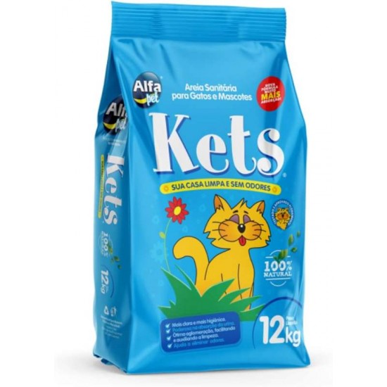 AREIA SANITARIA KETS 12KG