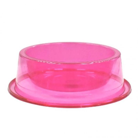 COMEDOURO ANTIFORMIGA 1900ML ROSA TRANSP