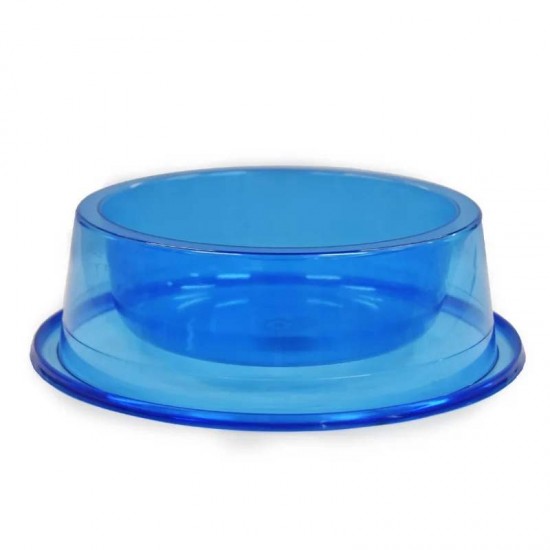 COMEDOURO ANTIFORMIGA 300ML AZUL TRANSP