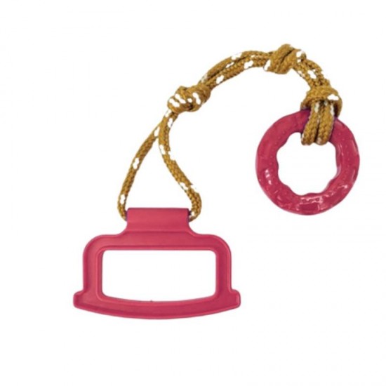 PUXADOR CORDA C/ALCA E PNEU - ROSA