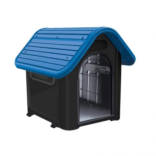 CASA DOG HOME N3 TELHADO AZUL (NOVO)