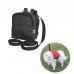 MOCHILA PARA CACHORRO EM POLIESTER PRETO
