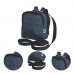 MOCHILA PARA CACHORRO EM POLIESTER PRETO