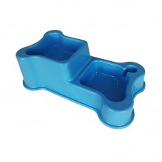 9405 - COMEDOURO OSSO DUPLO 450ML AZUL