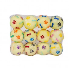 9404 - BOLA PATA OSSO MINI FLUOR- 12UN(JARAGUA)