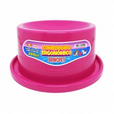 6962 - COMEDOURO ERGONOMICO 280 ML ROSA