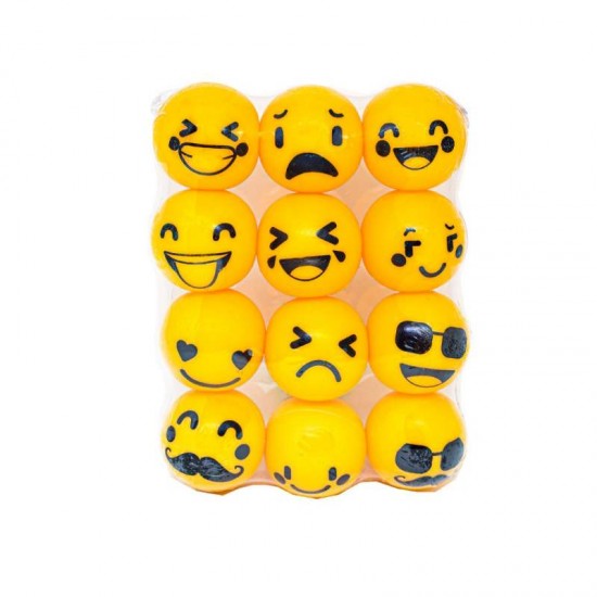BOLA MINI EMOCOES - 12UN(JARAGUA)