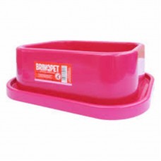 6959 - COMEDOURO ANTIFORMIGA GATO P 350ML ROSA