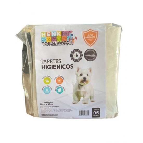 TAPETE HIGIENICO HENK 5UN - 60X55CM