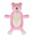 COLCHONETE URSO ROSA PELUCIA