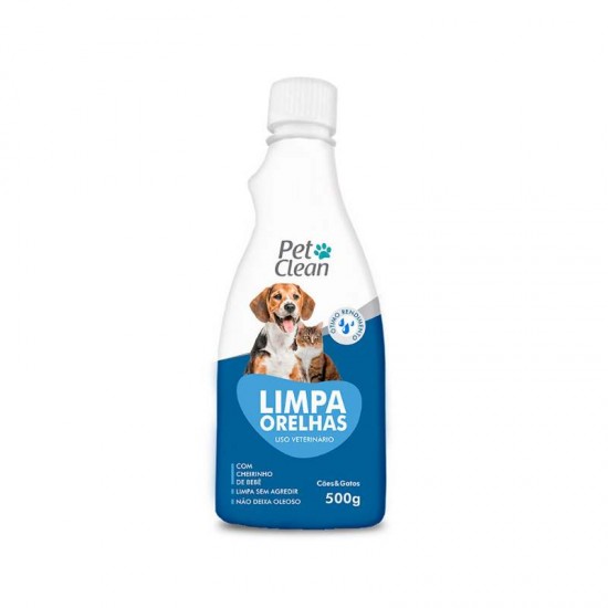 LIMPADOR DE ORELHA PET CLEAN 500 ML