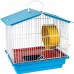 GAIOLA HAMSTER TETO PLASTIC AZUL-R.0634