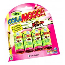 8699 - FITA COLA MOSCA BLISTER - 4UN.