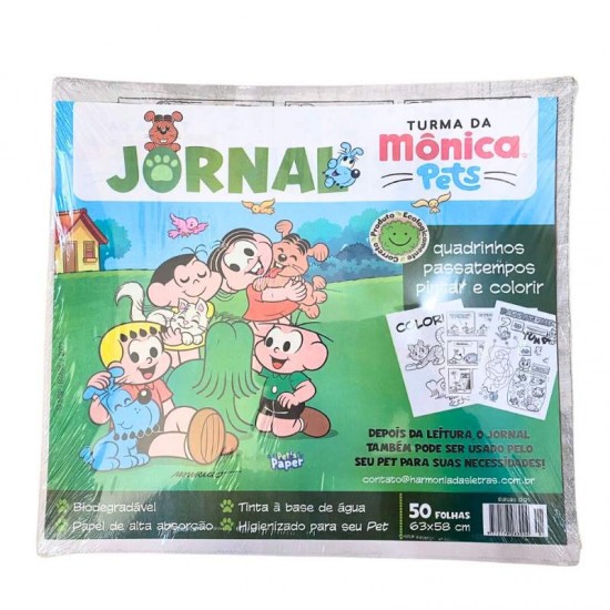 JORNAL PETS TURMA DA  MONICA - 50 UNI.